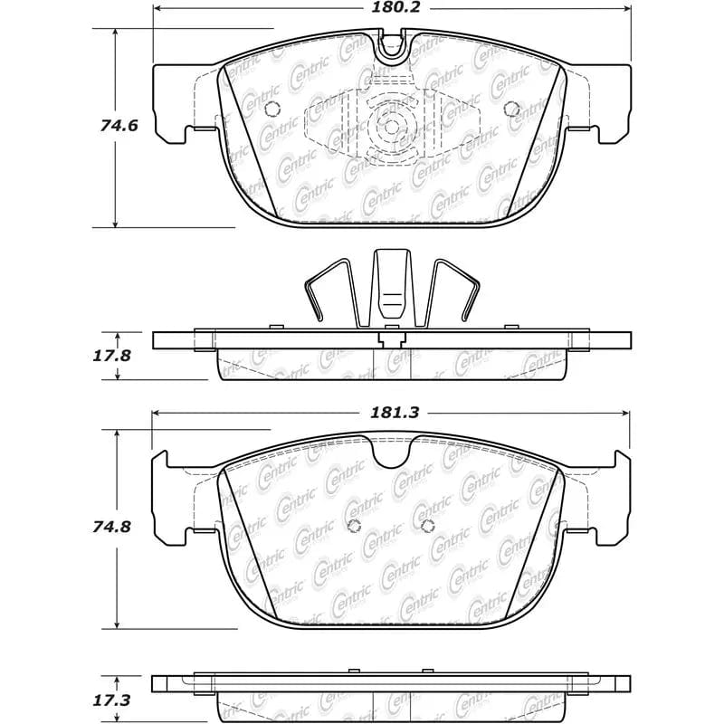 StopTech Volvo Posi Quiet Semi-Metallic Brake Pads (S90 & XC90) - ML Performance UK