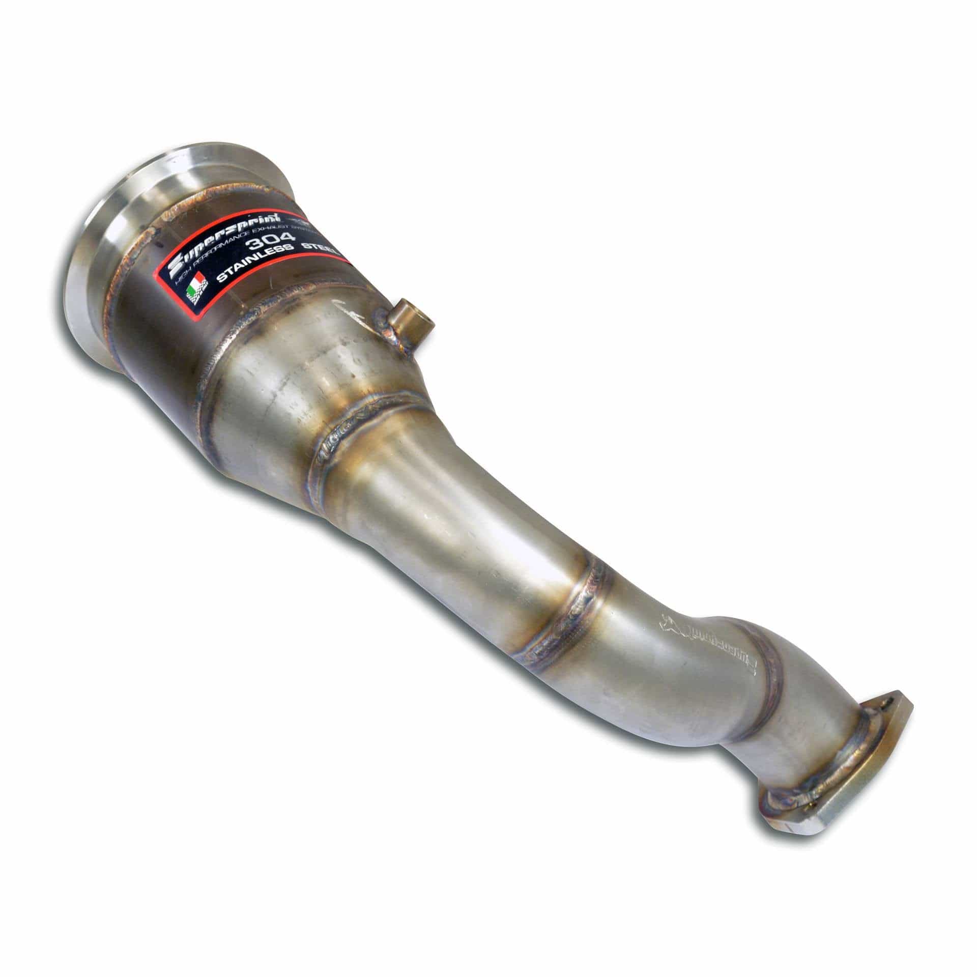 Supersprint Audi C8 RS7 Downpipe with Metallic Catalytic Converter - Right - ML Performance UK