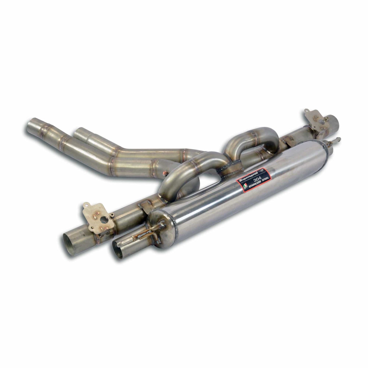 Rear exhaust with valves right-left for Porsche 536 Cayenne Coupe Turbo - ML Performance UK