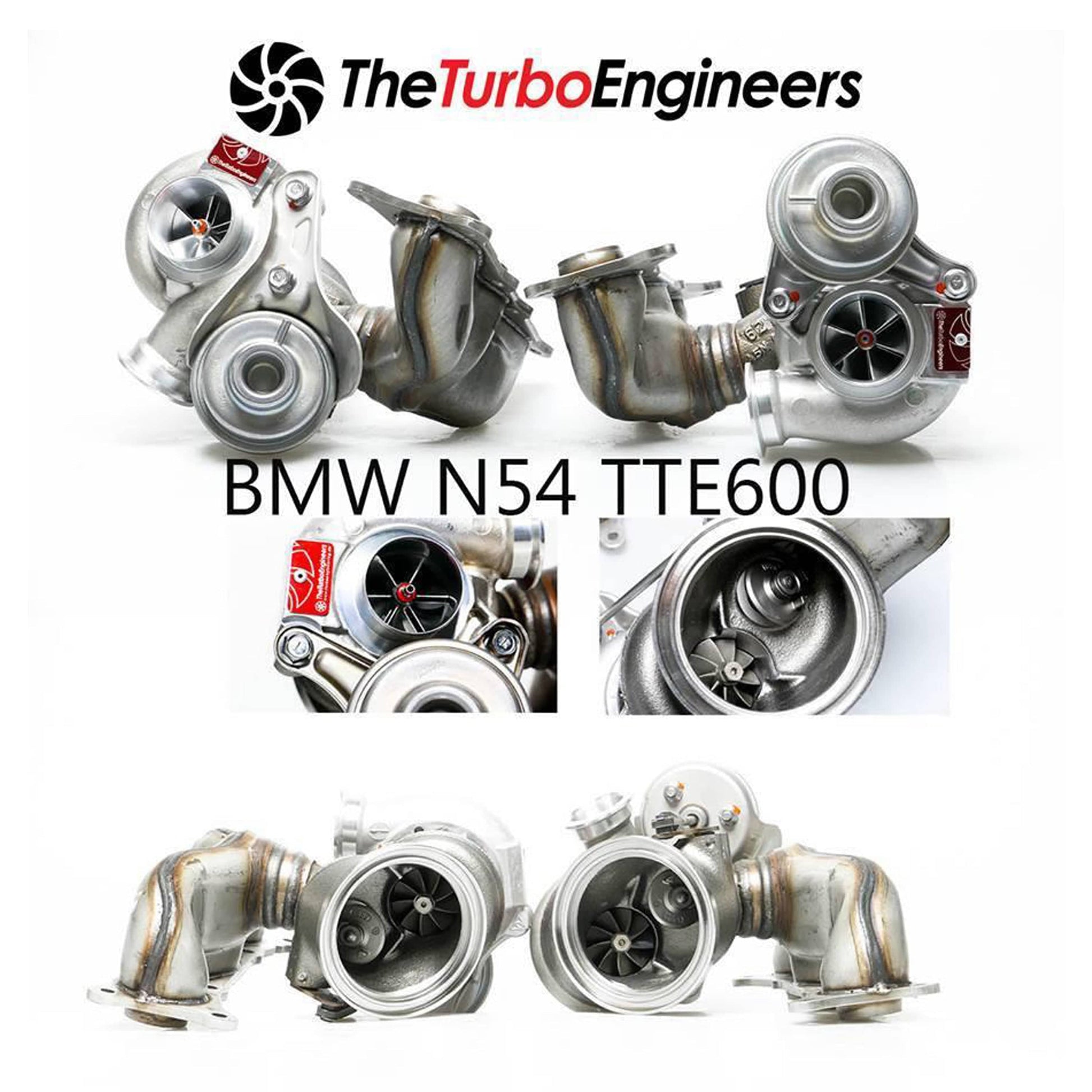 TTE BMW Hybrid Turbocharger Upgrade TTE600 135i & 335i (N54) ML Performance UK