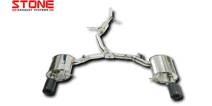 Stone Exhaust Audi EA888 B9 Valvetronic Catback Exhaust System (A4 45 TFSI & A5 45 TFSI) - ML Performance UK