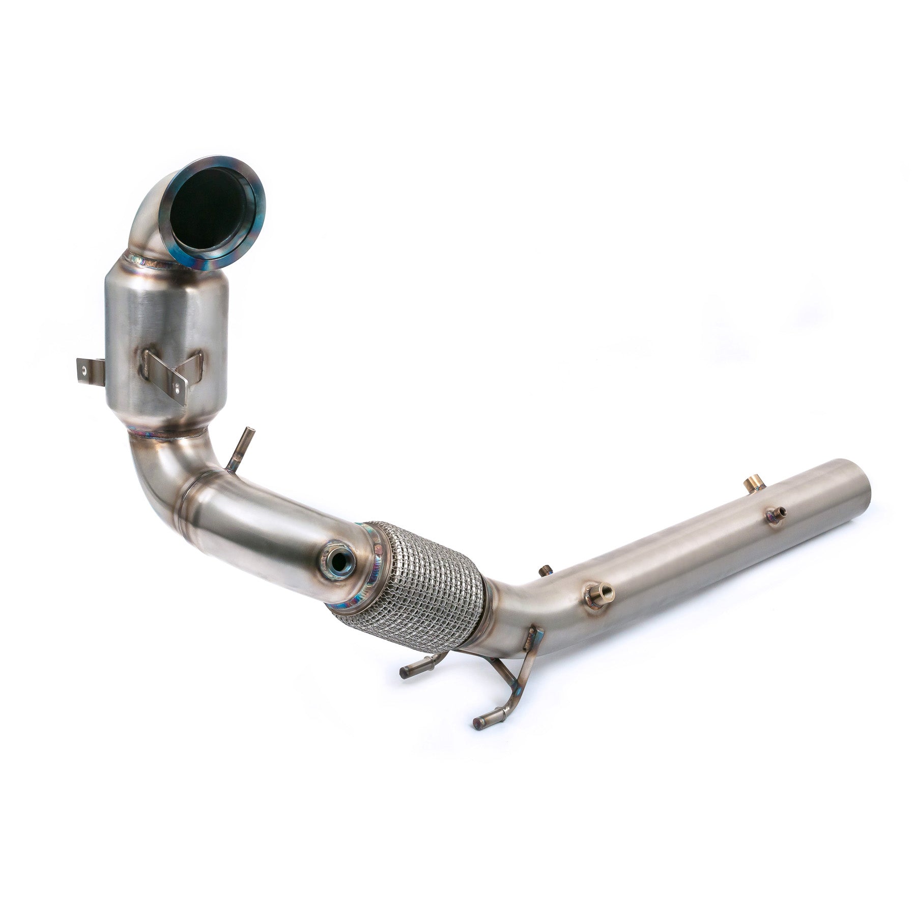 Cobra Exhaust VW Polo GTI (AW) Mk6 2.0 TSI (19-21) Sports Cat / De-Cat Front Downpipe (incl PPF delete) Performance Exhaust | ML Performance UK Car Parts