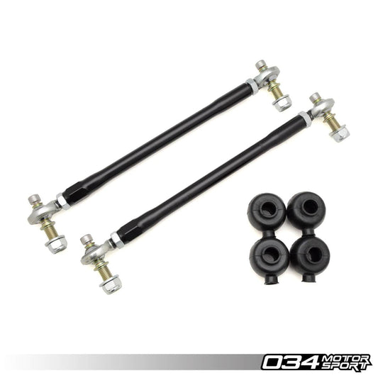 034Motorsport VW AUDI SWAY BAR END LINK PAIR, MOTORSPORT, FRONT, ADJUSTABLE, 8J/8P/8V/8S & MK5/MK6/MK7 - ML Performance US