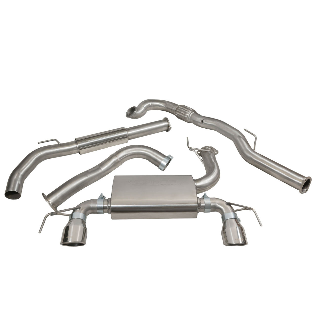 Cobra Exhaust Vauxhall Corsa E VXR (15-18) Turbo Back Performance Exhaust