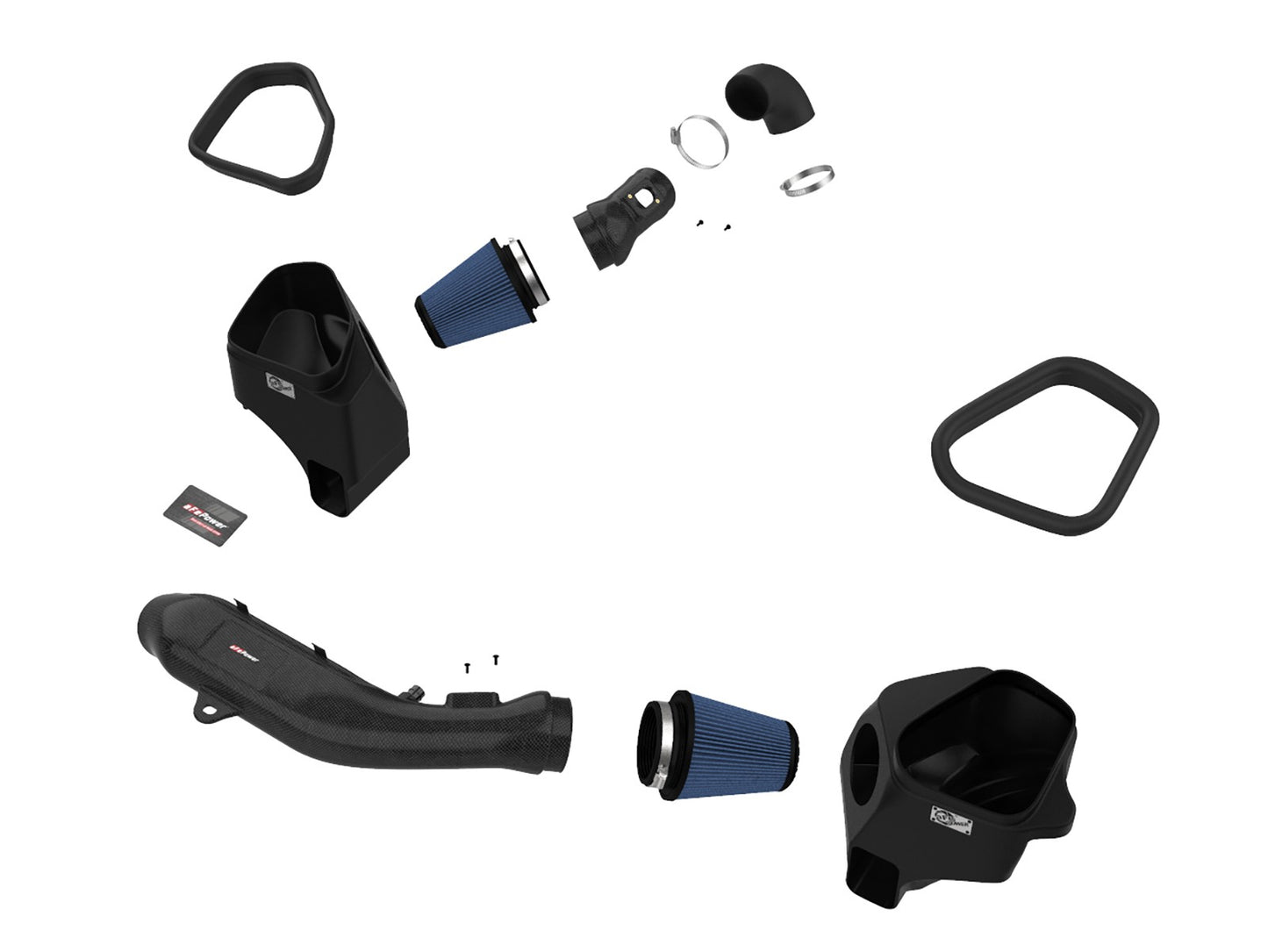 aFe BMW F80 F82 Track Series Cold Air Intake System with Pro 5R Filter (M2 Competition, M3, M3 CS, M4, M4 CS & M4 GTS) - ML Performance UK