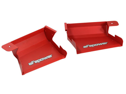 aFe BMW E90 E92 Magnum FORCE Intake System Dynamic Air Scoops (M3, 325i, 330i, 335i & 335d) - ML Performance US Red