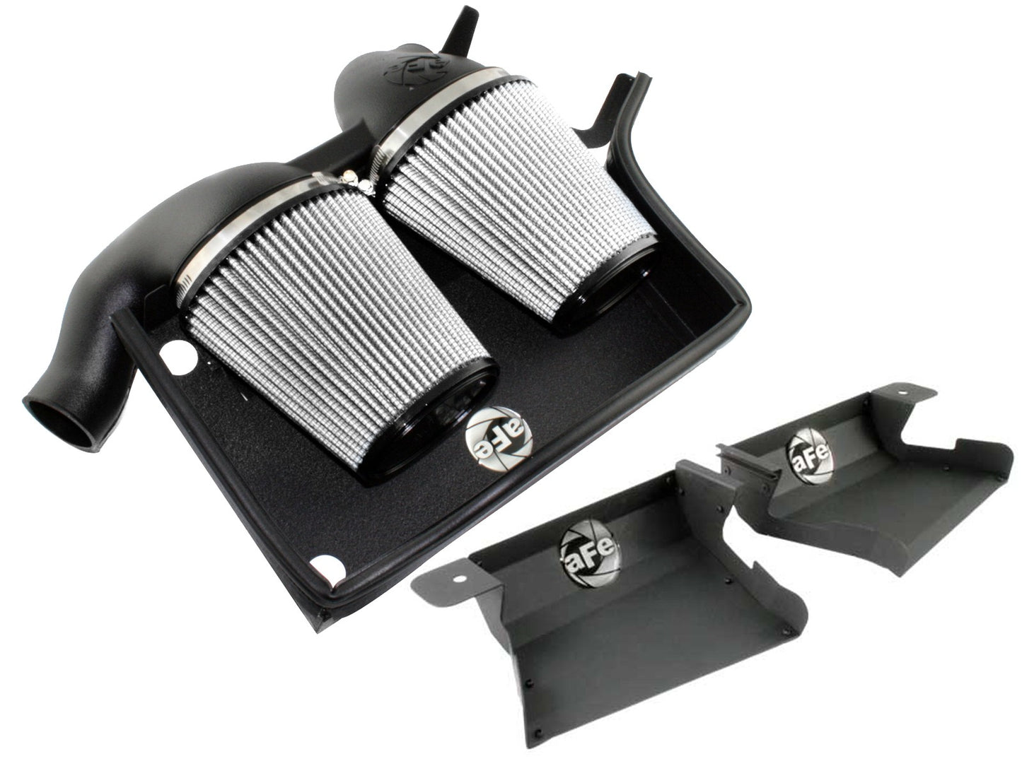 aFe BMW N54 Magnum FORCE Stage-2 Pro DRY S Cold Air Intake with Scoop E90 E92 335i - ML Performance UK