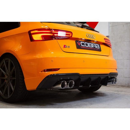 Cobra Exhaust Audi S3 (8V) 3 Door (Valved) (13-17) Cat Back Performance Exhaust
