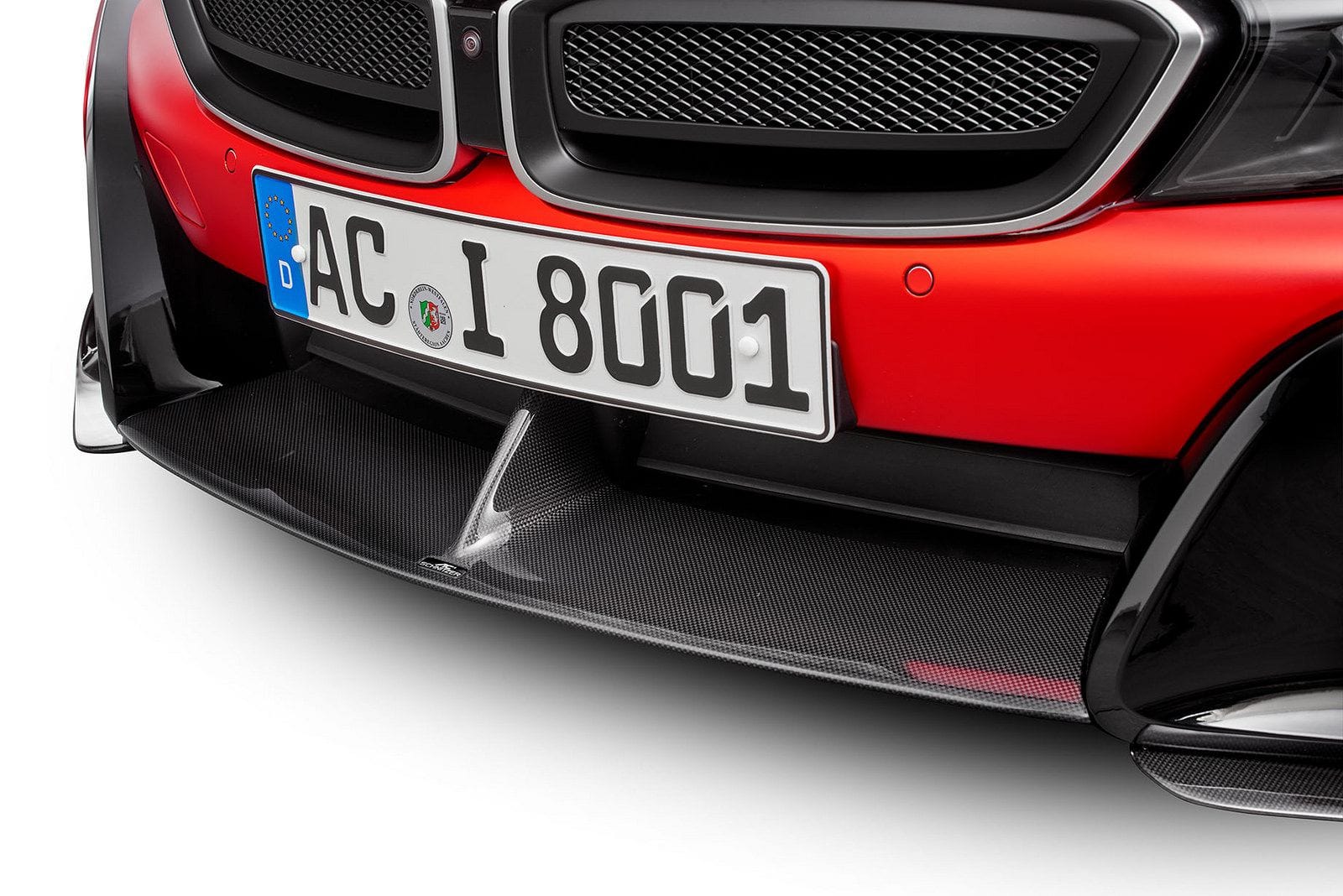 AC Schnitzer BMW I12 I15 i8 Carbon Fibre Front Middle Spoiler - ML Performance UK