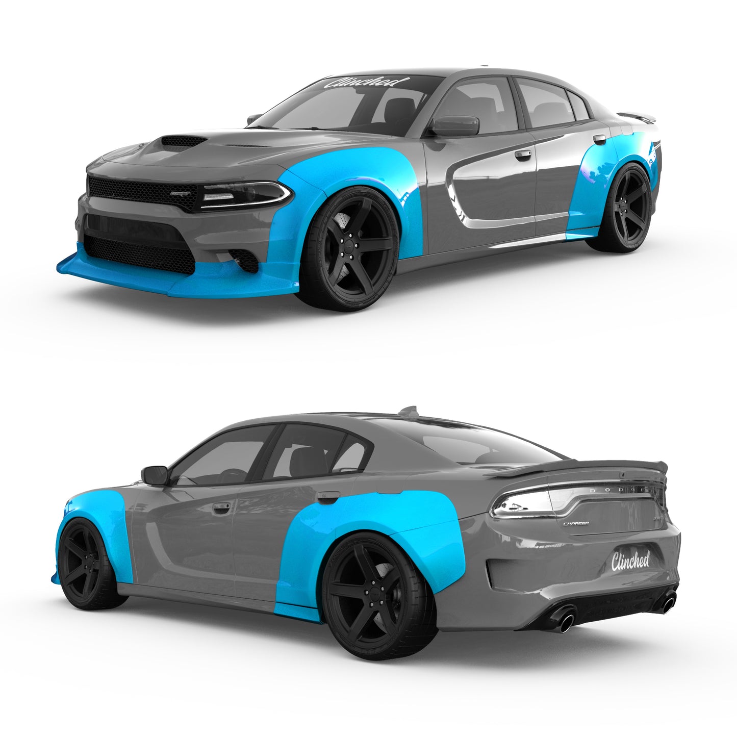 Clinched Dodge Charger Widebody Kit | ML Performance UK Car Parts