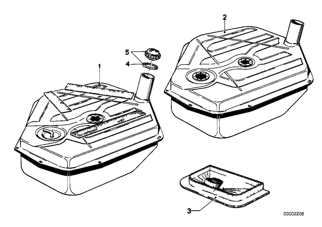 Genuine BMW 16111113501 E12 Metal Fuel Tank 70L (Inc. 520, 520i & 525) | ML Performance UK UK Car Parts