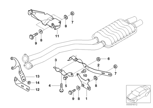Genuine BMW 18207504251 E39 Bracket 5HP19 (Inc. 525i, 520i & 530i) | ML Performance UK UK Car Parts