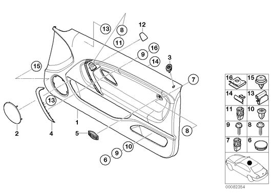 Genuine BMW 51417030270 E46 Covering Right GRAPHIT HELL (Inc. 320td, 325ti & 316ti) | ML Performance UK UK Car Parts