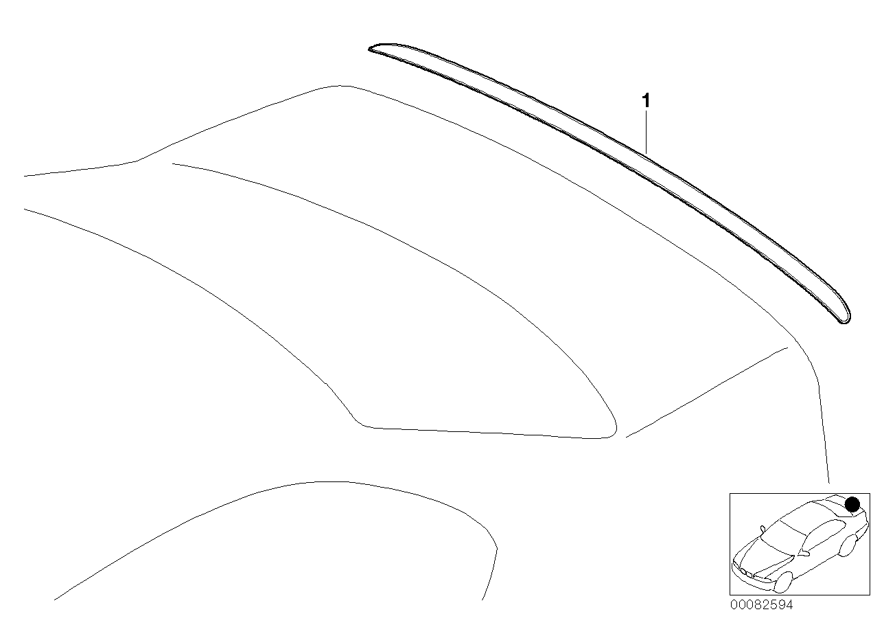 Genuine BMW 51717894050 E46 M Spoiler Rear, Primed (Inc. 320d, 320i & 316i) | ML Performance UK UK Car Parts