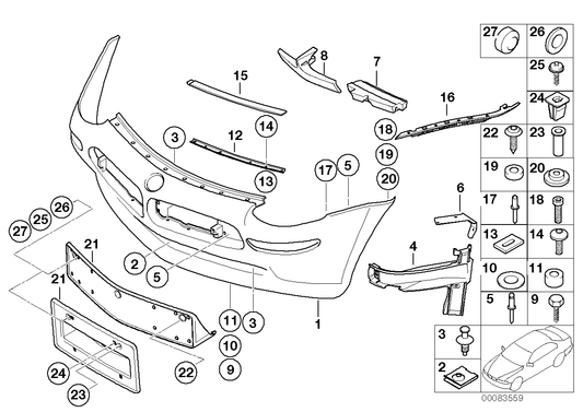Genuine BMW 51117035535 E52 Left Bracket (Inc. Alpina V8 & Z8) | ML Performance UK UK Car Parts