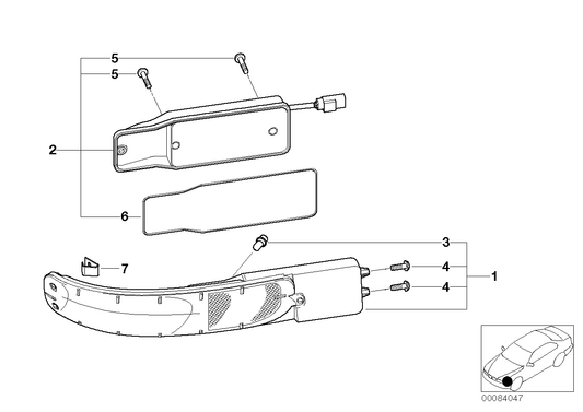 Genuine BMW 63136900396 E52 Right Turn Indicator (Inc. Alpina V8 & Z8) | ML Performance UK UK Car Parts