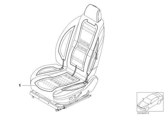 Genuine BMW 64117005823 E52 Seat Heating (Inc. Alpina V8 & Z8) | ML Performance UK UK Car Parts