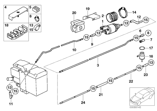 Genuine BMW 37138363915 E39 E38 Absorber (Inc. 730iL, 523i & 530d) | ML Performance UK UK Car Parts