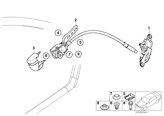 Genuine BMW 51377028920 E46 Covering Cap Right (Inc. 320td, 318td & 316ti) | ML Performance UK UK Car Parts