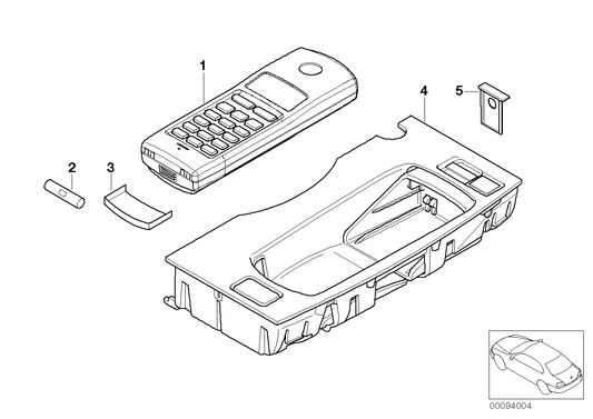 Genuine BMW 84116910571 RR1 Drophead Coupé Sim Card Holder SIEMENS BIT II (Inc. 740i, 730Li & 750Li) | ML Performance UK Car Parts