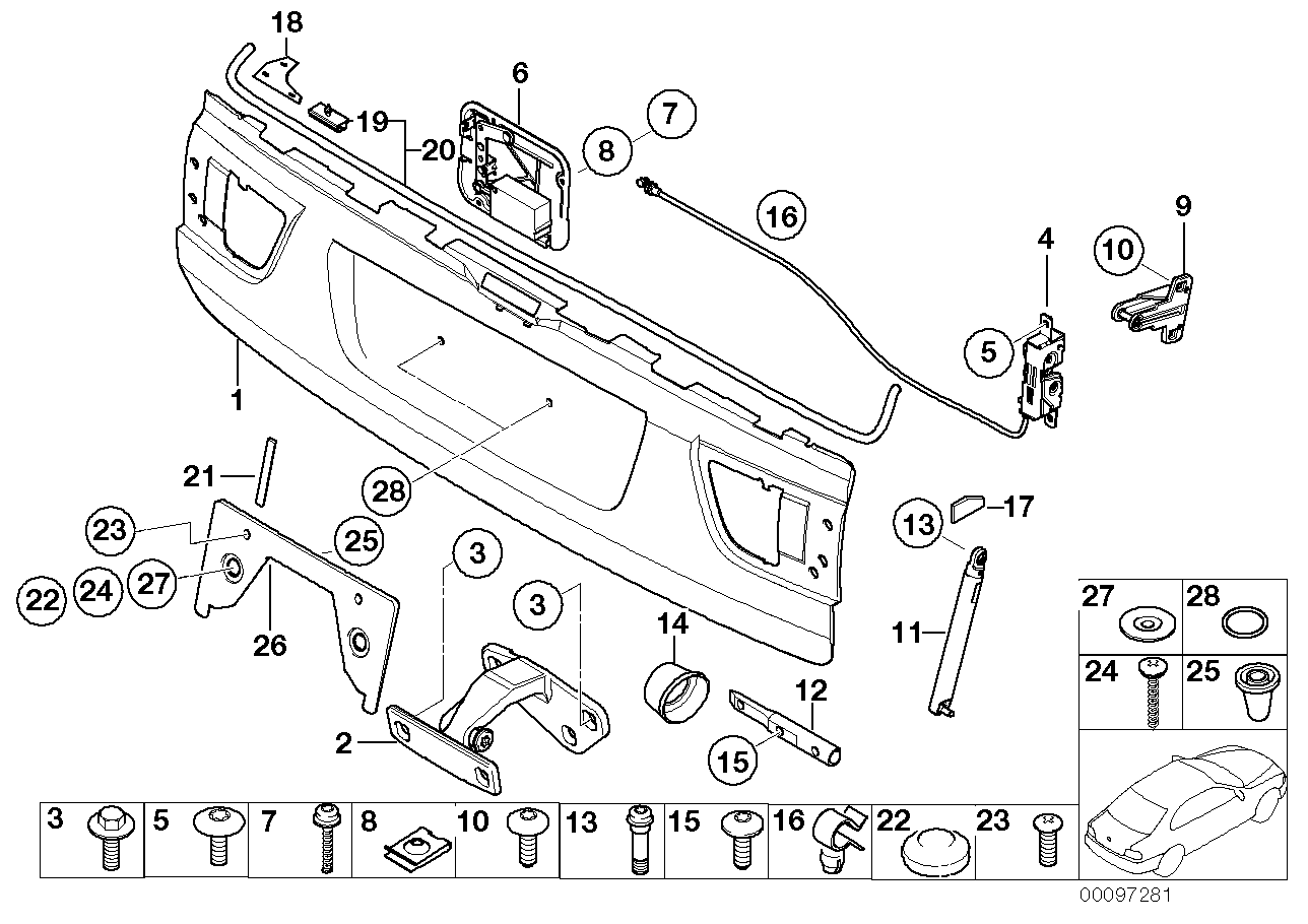 Genuine BMW 51248408994 E53 Pin (Inc. X5) | ML Performance UK UK Car Parts