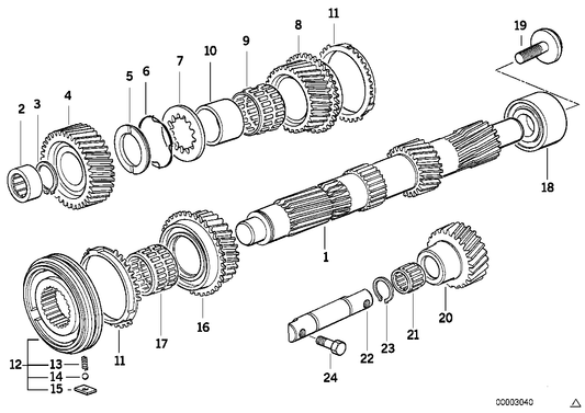 Genuine BMW 23231222866 E39 E85 E36 Torx Bolt M10X1,5X30 (Inc. 116i, 325ti & 325i) | ML Performance UK UK Car Parts