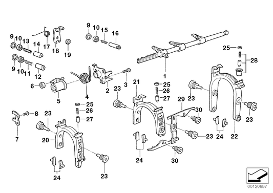 Genuine BMW 23311224923 E39 E36 E38 Lock Ring (Inc. 525td, 528i & 320d) | ML Performance UK Car Parts
