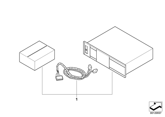 Genuine BMW 65156945075 E91 E91 Bracket Cd-Changer (Inc. 328i, 318i & 328xi) | ML Performance UK Car Parts