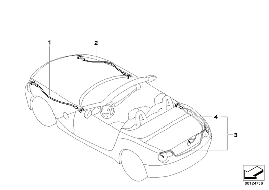 Genuine BMW 61129122455 E86 Repair Wiring Set For Trunk Lid (Inc. Z4 3.0si & Z4 M3.2) | ML Performance UK UK Car Parts