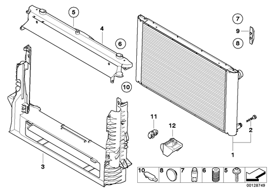 Genuine BMW 17117787830 E60 E63 E61 Cover, Module Carrier (Inc. 530xd, 525d & 525xd) | ML Performance UK UK Car Parts