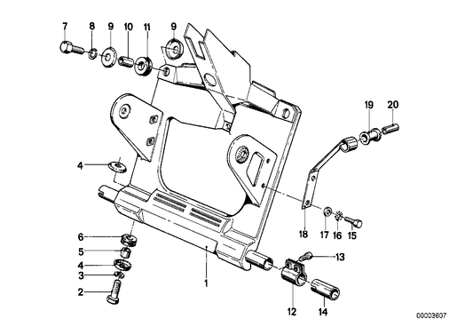 Genuine BMW 31421241870  Panel (Inc.  & R65LS) | ML Performance UK Car Parts