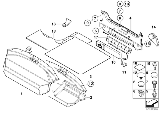 Genuine BMW 51718413712 E36 Stopper SPARE TIRE (Inc. Z3 2.2i, Z3 2.8 & Z3 2.5) | ML Performance UK UK Car Parts