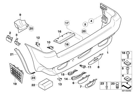 Genuine BMW 51128244439 E53 Cover Left (Inc. X5 3.0d) | ML Performance UK UK Car Parts