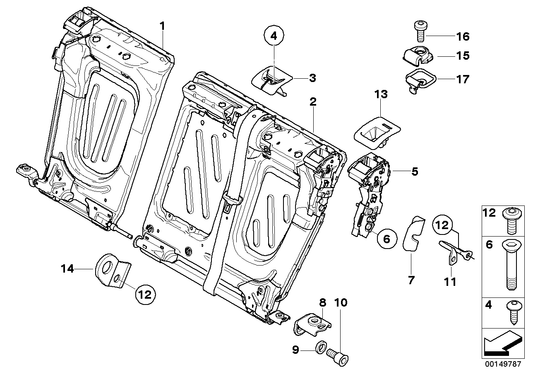 Genuine BMW 51477124695 E87 F20 Cover, Fastening Loop (Inc. JCW ALL4, 118d & Cooper D) | ML Performance UK UK Car Parts