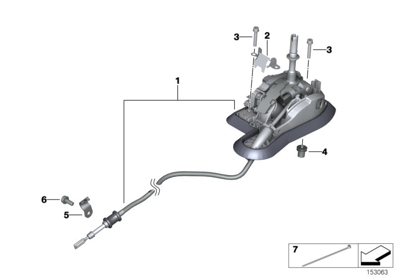 Genuine BMW 25167580923 E91 E92 E90 Gearshift Steptronic (Inc. 325xi, 330xi & 330xd)