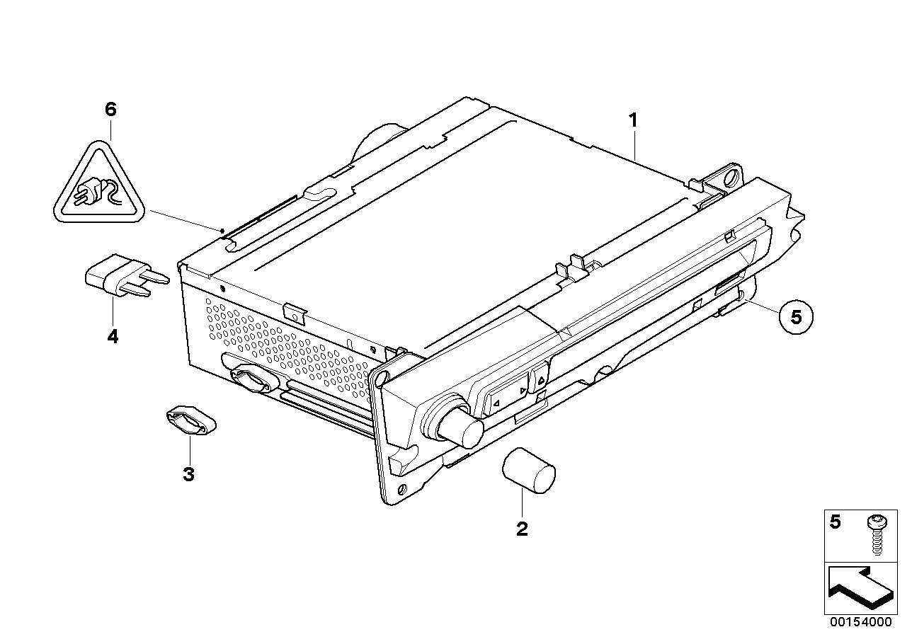 Genuine BMW 65129195754 E60 E63 M Audio System Controller Professional (Inc. 530xd, 635d & 530d) | ML Performance UK UK Car Parts