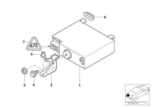 Genuine BMW 65126902718 E38 E46 E53 Radio (Inc. 325Ci, 740iLP & 330Ci) | ML Performance UK UK Car Parts
