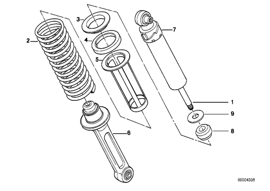 Genuine BMW 33531457885 Absorber (Inc. R 100 GS) | ML Performance UK UK Car Parts