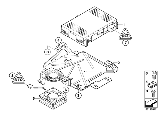 Genuine BMW 65129278266 E91 E93 E90 Satellite- Radio (Inc. 535xi, 128i & 528i)
