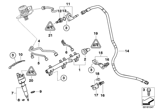 Genuine BMW 13537562474 E60 E82 E92 High-Pressure Rail (Inc. 320i, 120i & 316i) | ML Performance UK UK Car Parts