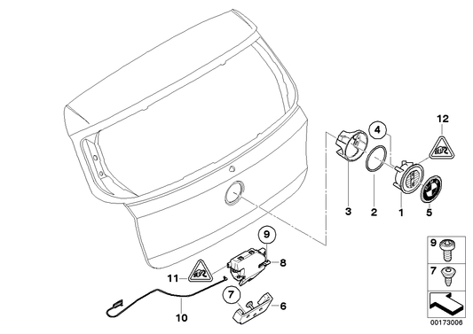 Genuine BMW 51247201960 E86 Supporting Ring (Inc. 123d, 650iX 4.4 & 640d) | ML Performance UK UK Car Parts