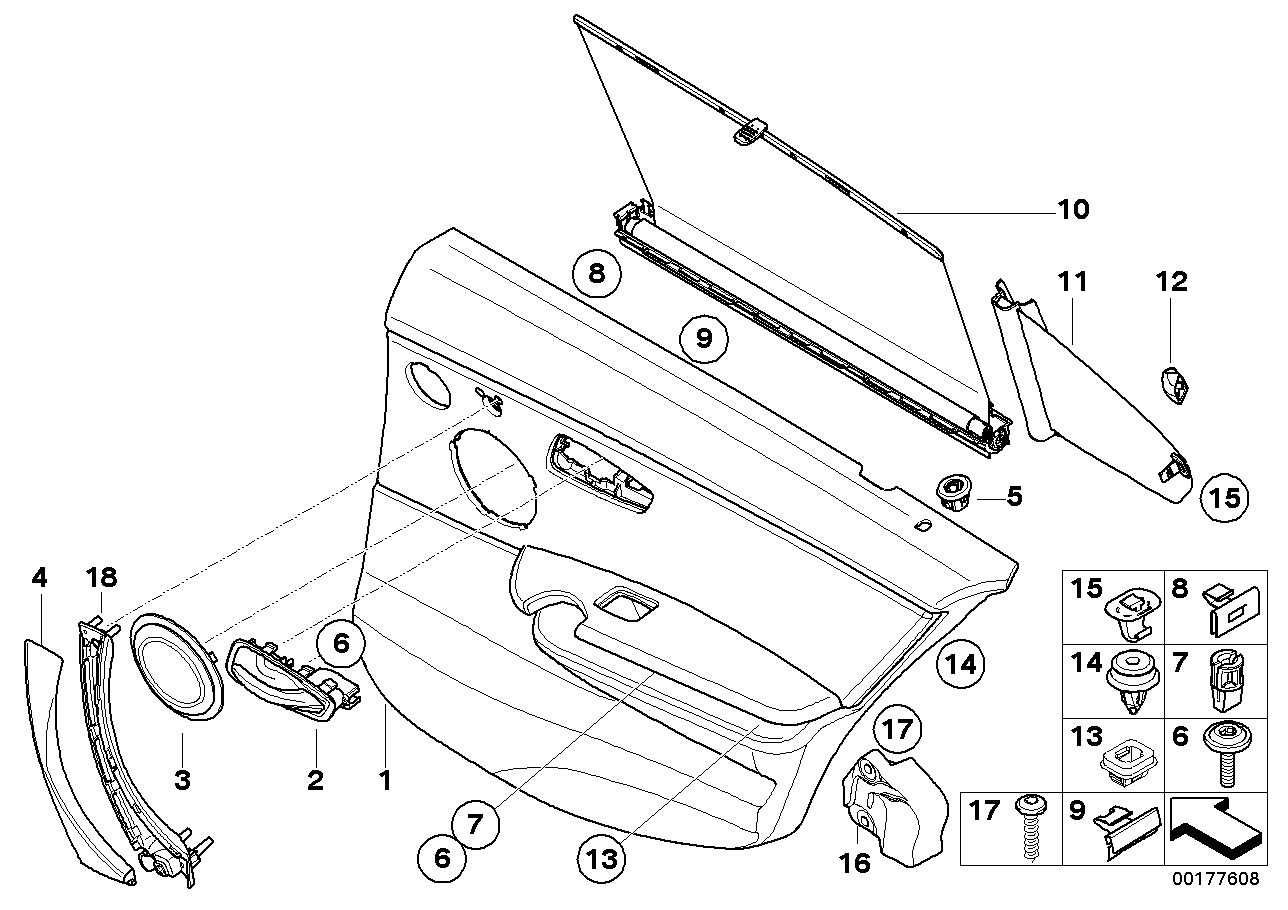 Genuine BMW 51427217592 E90 Door Trim Panel, Rear, Right BEIGE (Inc. 335d, 330xd & 325i) | ML Performance UK UK Car Parts