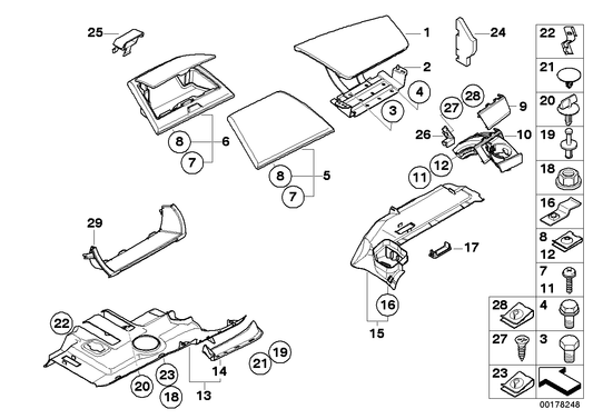 Genuine BMW 51453413299 E83 Passenger's Footwell Trim Panel BASALTGRAU (Inc. X3) | ML Performance UK UK Car Parts