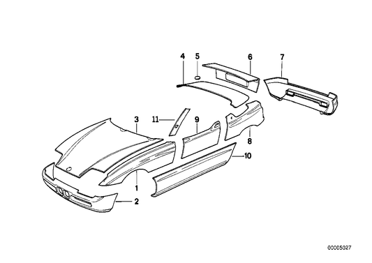 Genuine BMW 41352290420 Side Panel, Front Right (Inc. Z1) | ML Performance UK UK Car Parts