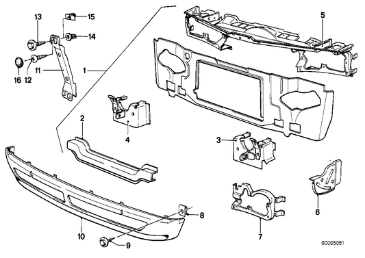 Genuine BMW 41111863003 E21 Support (Inc. 320i) | ML Performance UK UK Car Parts