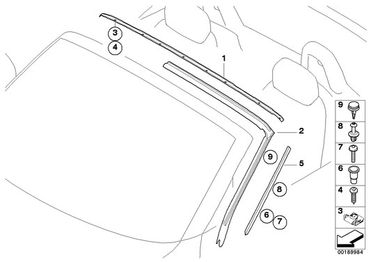 Genuine BMW 51437062904 E86 Clip (Inc. Z4 3.0si & Z4 M3.2) | ML Performance UK UK Car Parts