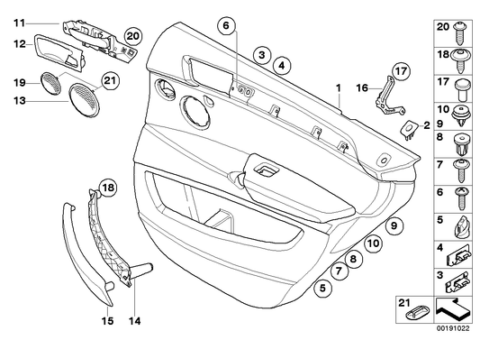 Genuine BMW 51419147675 E71 E72 TriCover, Pull Strap, Left CHATEAU (Inc. X6) | ML Performance UK UK Car Parts