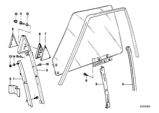 Genuine BMW 51321939844 E12 E28 Guide Rail Rear Right (Inc. 533i, 530i & 535i) | ML Performance UK UK Car Parts