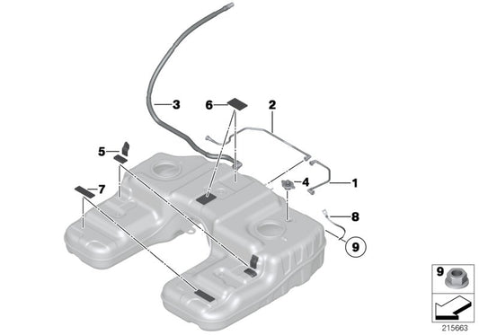 Genuine BMW 16117217903 E72 Pressure-Temperature Sensor (Inc. Hybrid X6) | ML Performance UK UK Car Parts