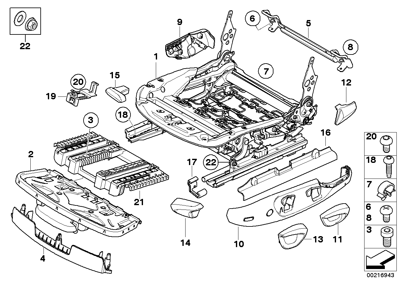 Genuine BMW 52106985594 E92 Seat Trim, Right CREAMBEIGE (Inc. 328xi, 330xd & 330i) | ML Performance UK UK Car Parts